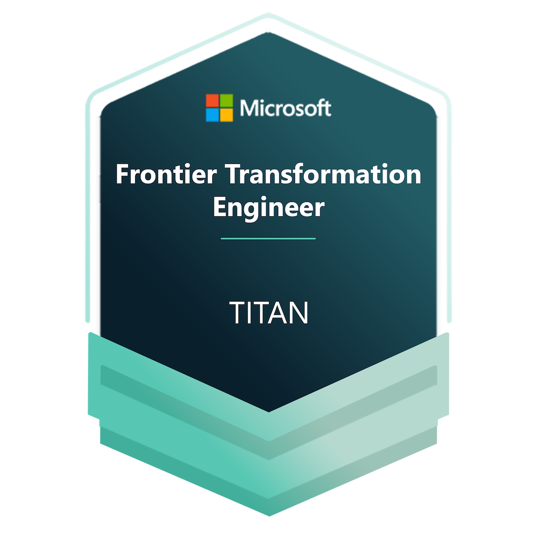 Microsoft Frontier Transformation Engineer, Titan